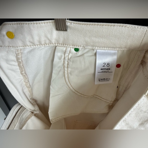 MOTHER SNACKS! The Fun Dip off white Cargo Skirt • 28 - Picture 10 of 11